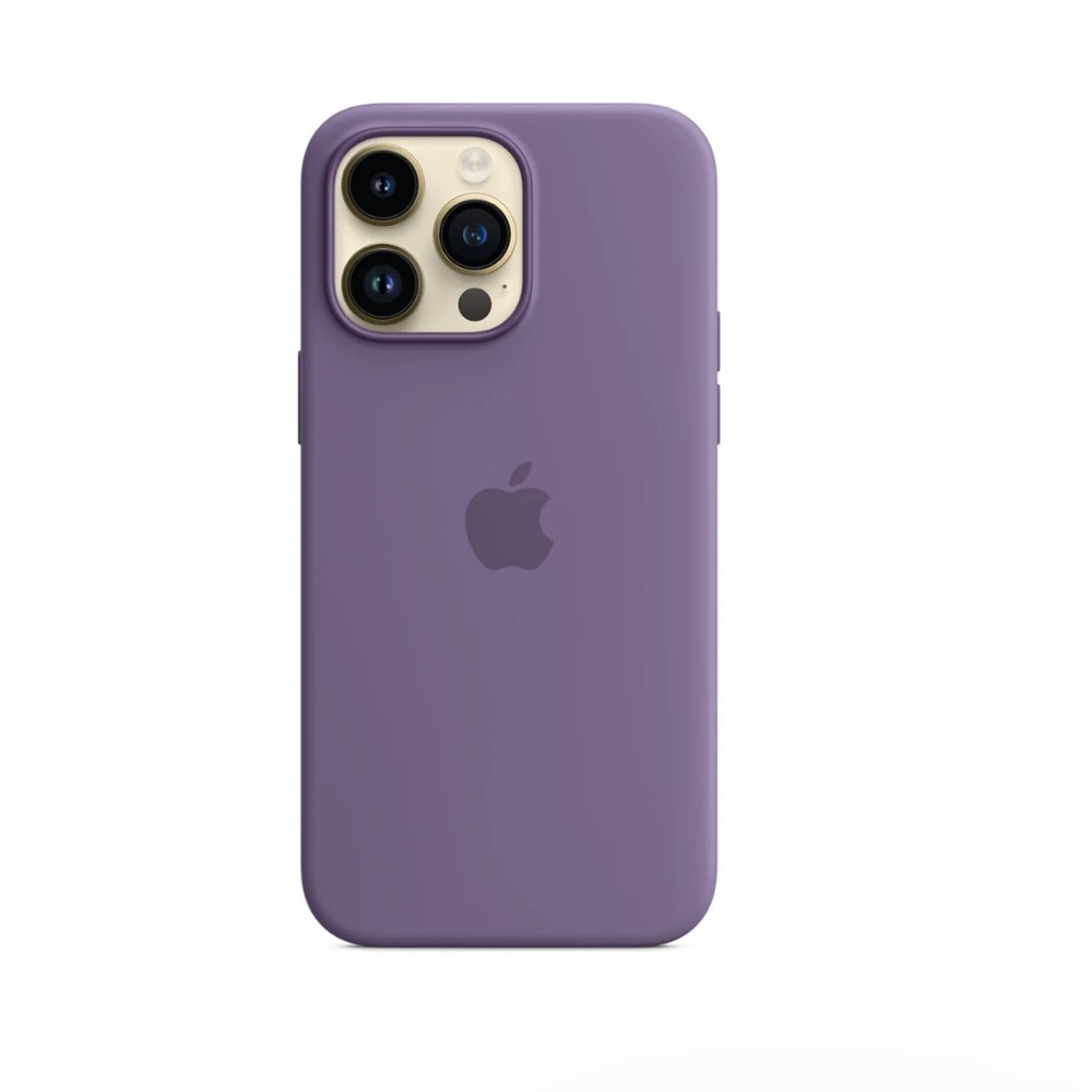 Authentic Apple iPhone 14 Pro Silicone Case with MagSafe- IRIS